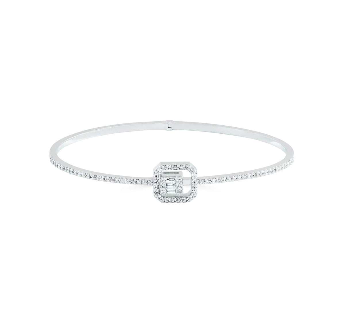 0.61 Carat Baguette Diamond Bracelet 