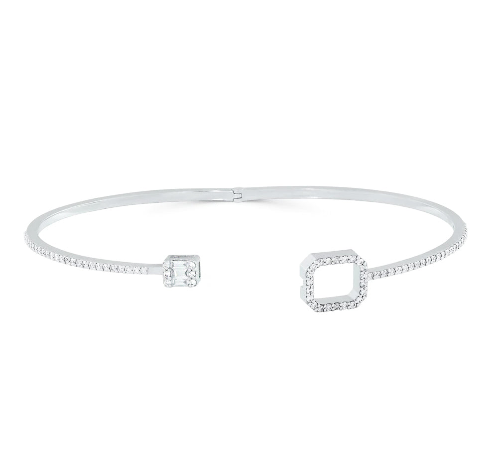 0.61 Carat Baguette Diamond Bracelet 